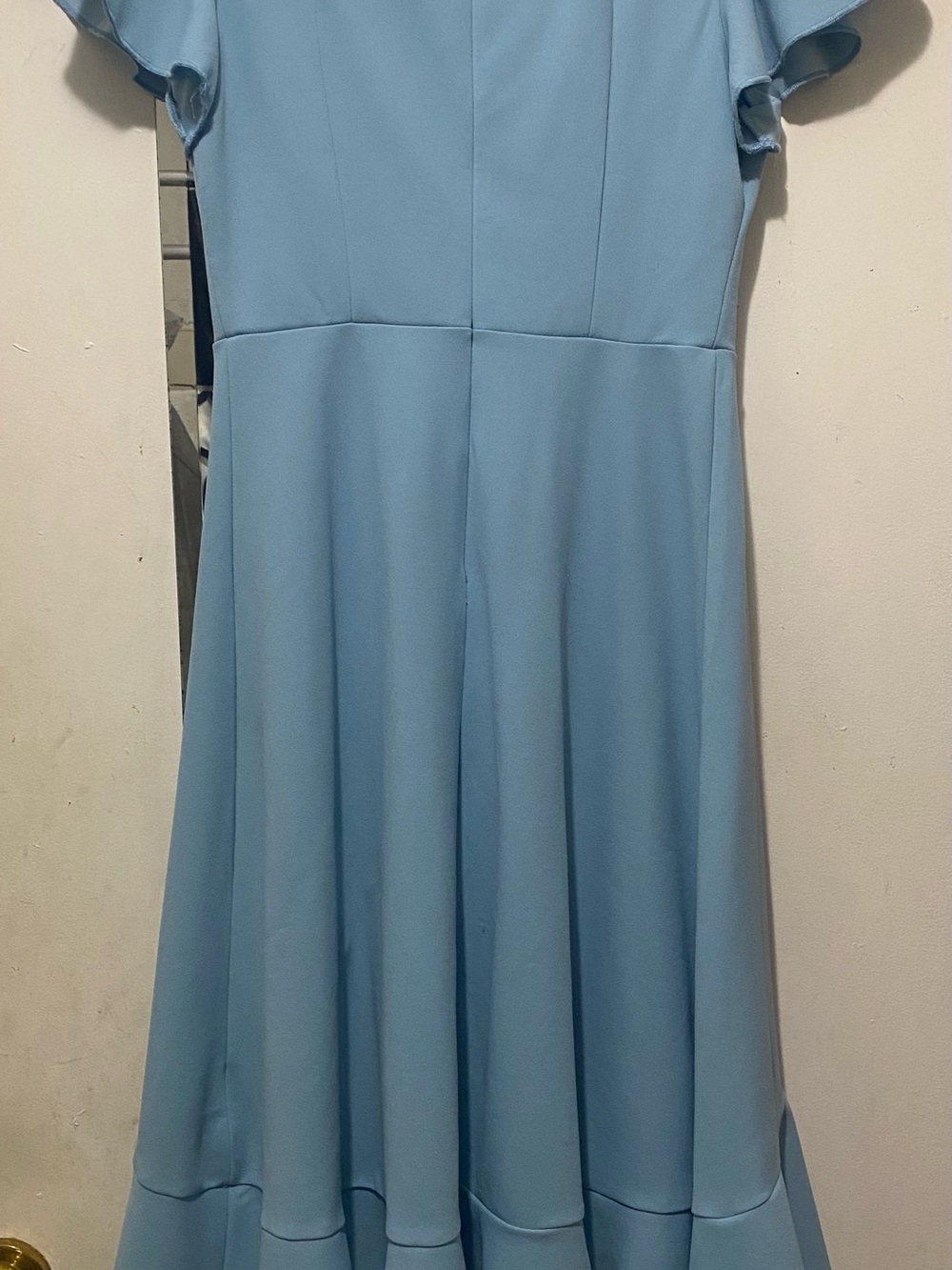 Sky Blue Ruffle High-Low Dress - Picture 2 of 2